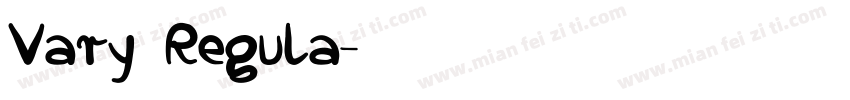 Vary Regula字体转换